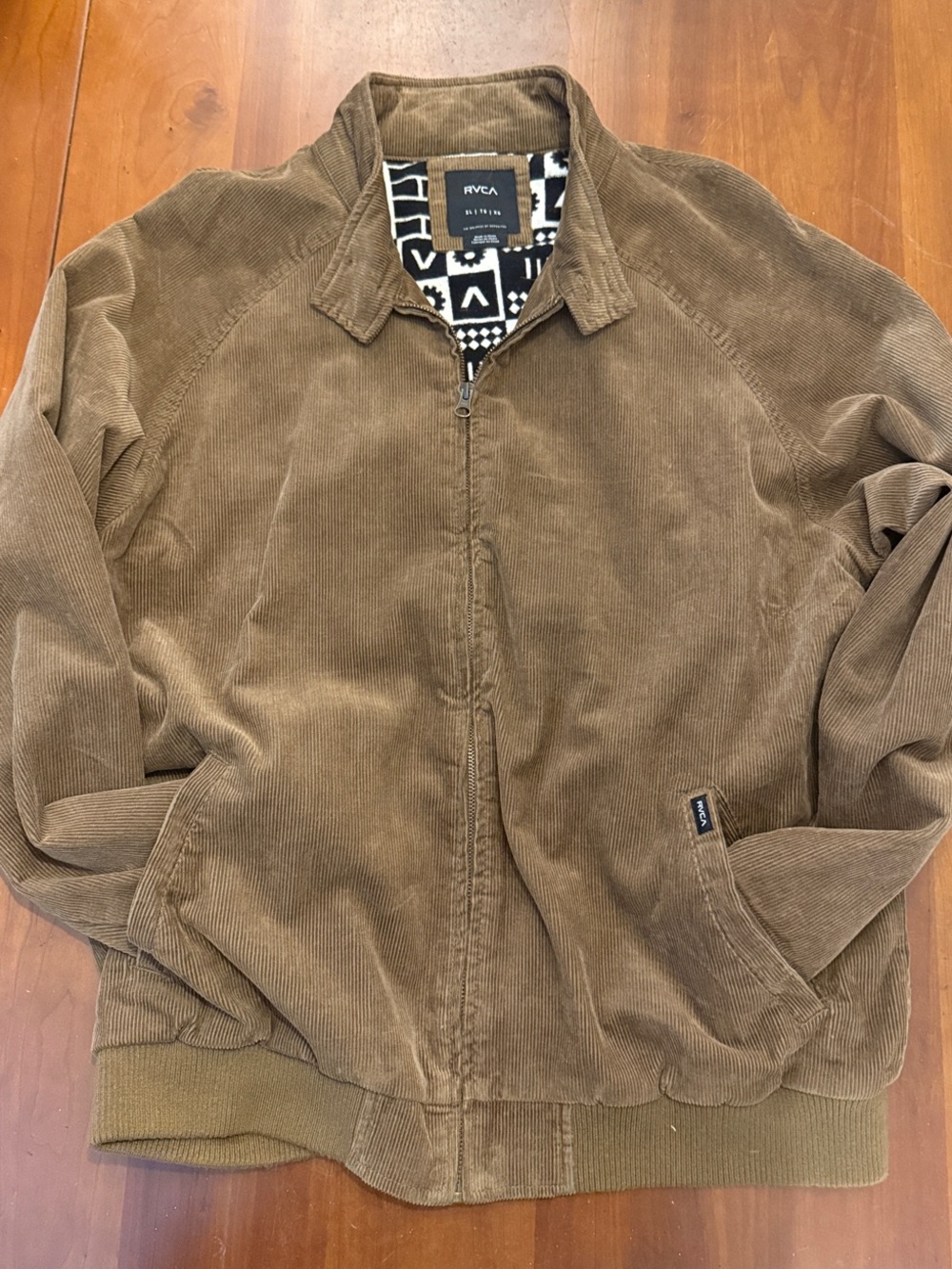 RVCA x Curren Harrington Corduroy Jacket Brown Size XL 🪵🧥